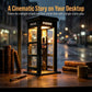 📞Vintage Phone Booth Ambient Lamp