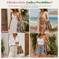 👜 Boho Striped Knit Bucket Handbag for Women – Handmade Summer Beach Shoulder Bag