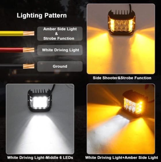 🎉 Limited time offer 50%Off🎉 double-sided two-color LED car lights.