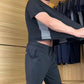 ✨❄️Men's Casual Sports Short Sleeve Long Pants (2-Piece Set)