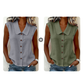 Women’s V-Neck Button-Down Top