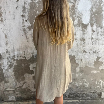 🌸💐 Women's Casual Long Sleeve Shirt & Shorts (2-Piece Set)