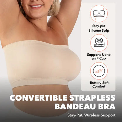 🔥While Supplies Last 50% OFF!🤩Convertible Strapless Bandeau Bra