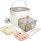 ☀️Summer Hot Sale 50%OFF🧊Portable Ice Maker with Lid and Storage Box