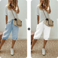 Women's Casual Cotton Linen Capris