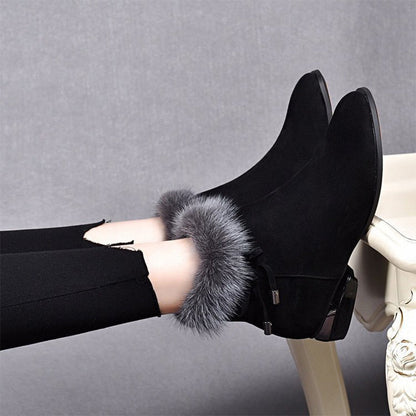 ❄️Winter Specials❄️Fashionable Warm Thick And Non-slip Ankle Boots For Women