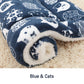 🔥Big Sale 50% Off🐶[Calming Cat Bed with Raised Edge]🐱 - Plush Anxiety Relief Pet Blanket for Stress Reduction & Security!