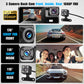 🚗🎥 50% OFF! Dash Cam 3 Cameras 1080P HD – Front + Interior + Rear with Reverse 🔥