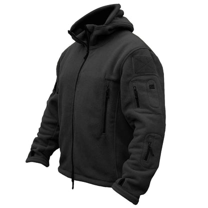 Outdoor Fleece Tactical Hooded Top -👍Warm and Multi-pocket design!