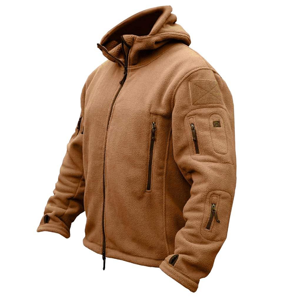 Outdoor Fleece Tactical Hooded Top -👍Warm and Multi-pocket design!