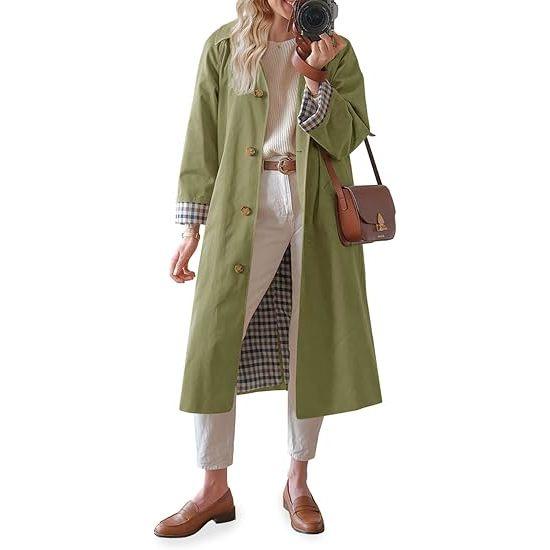 💜 LAST DAY PROMOTION - 50%OFF 💜 Women's shirt-collar single-breasted trench coat