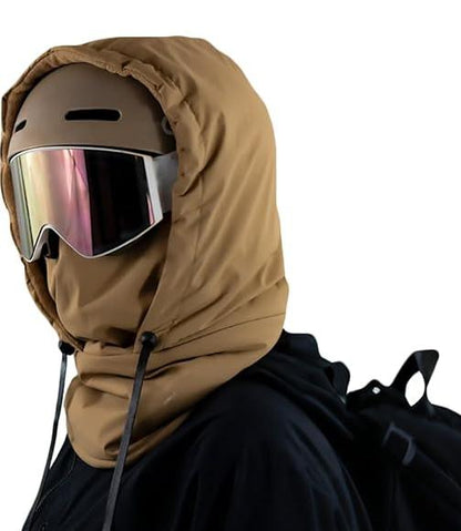 Waterproof Fleece Lined Hood Ski Hat Outdoor Winter Hat