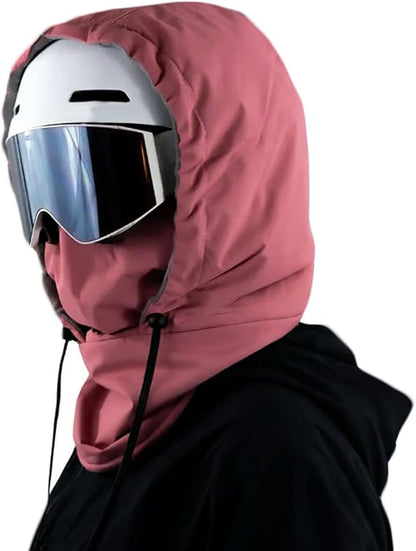Waterproof Fleece Lined Hood Ski Hat Outdoor Winter Hat