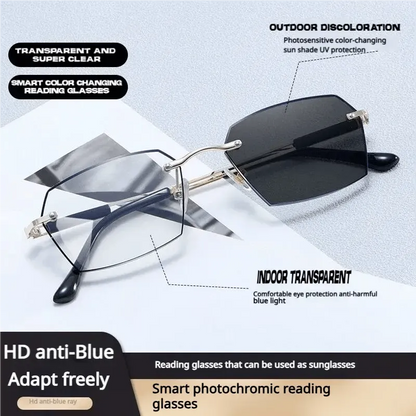 🥳2026 HOT SALE🥳💞50K+ SOLD!🔥Ultra-lightweight Geometric Shape Reading Glasses
