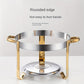Stainless Steel Chafing Dish Buffet Set 5QT with Fuel Can Rack, Gold Food Warmer for Parties