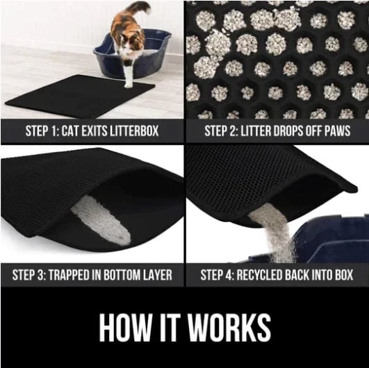 🔥Hot Sale 50% OFF🔥Non-Slip Cat Litter Mat
