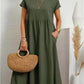 🌸 60% OFF NOW! 🌸Summer Fashion Solid Color Cotton Linen Pocket Dress
