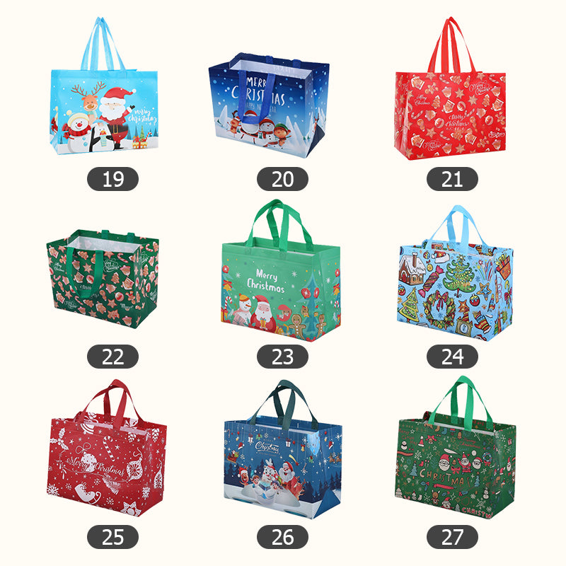 ♻️[Best Gift For Kids] ♻️🎁Halloween & Christmas Non-Woven Candy Tote Bag🎁