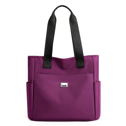 🔥Large Capacity Water Repellent Multi Pocket Nylon Shoulder Bag👜