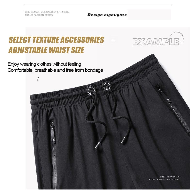 🔥50% OFF🔥Men's Plus Size Ice Silk Stretch Shorts