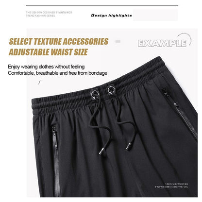 🔥50% OFF🔥Men's Plus Size Ice Silk Stretch Shorts