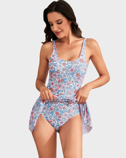 👙💃Women's One Piece Tummy Control Tie Knot Swimsuit