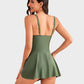 👙💃Women's One Piece Tummy Control Tie Knot Swimsuit