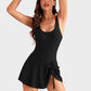 👙💃Women's One Piece Tummy Control Tie Knot Swimsuit
