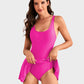 👙💃Women's One Piece Tummy Control Tie Knot Swimsuit