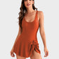 👙💃Women's One Piece Tummy Control Tie Knot Swimsuit