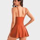 👙💃Women's One Piece Tummy Control Tie Knot Swimsuit