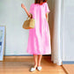 💃Loose Cotton And Linen Dress!