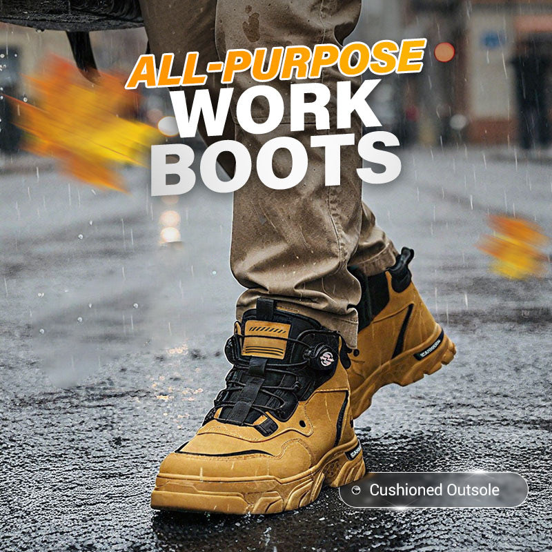 🔥60% OFF🔥Men's Outdoor Swivel Buckle Work Shoes 🔄👞 – Waterproof 💦, Anti-slip 🚶‍♂️, Comfortable , Breathable 🌬️