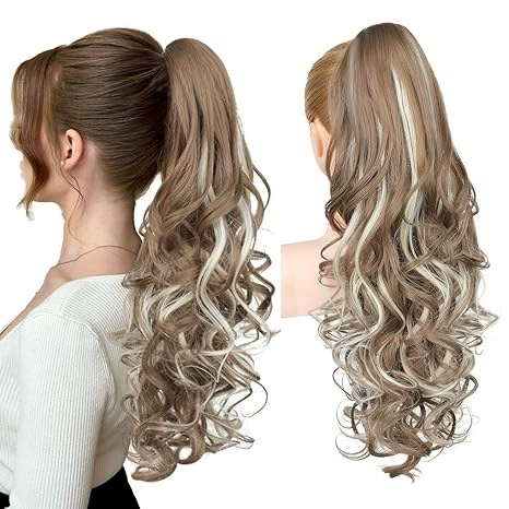 💜Limited time promotion 40%OFF💜Clip-on Wavy Ponytail Extension
