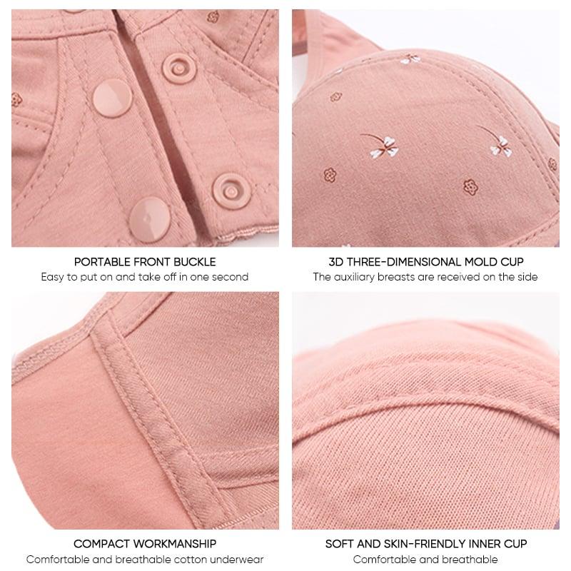 🔥Buy 1 get 2 free🔥Design for Senior Front Closure Cotton Bra