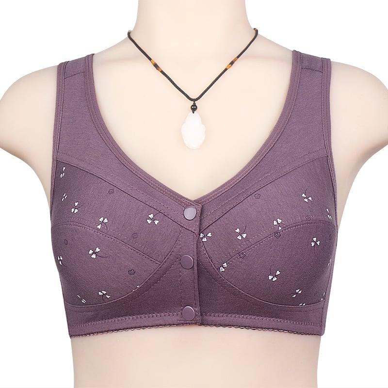 🔥Buy 1 get 2 free🔥Design for Senior Front Closure Cotton Bra