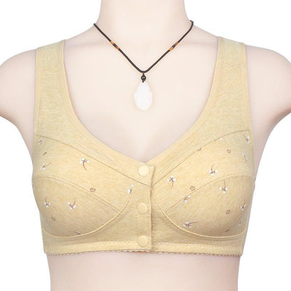 🔥Buy 1 get 2 free🔥Design for Senior Front Closure Cotton Bra