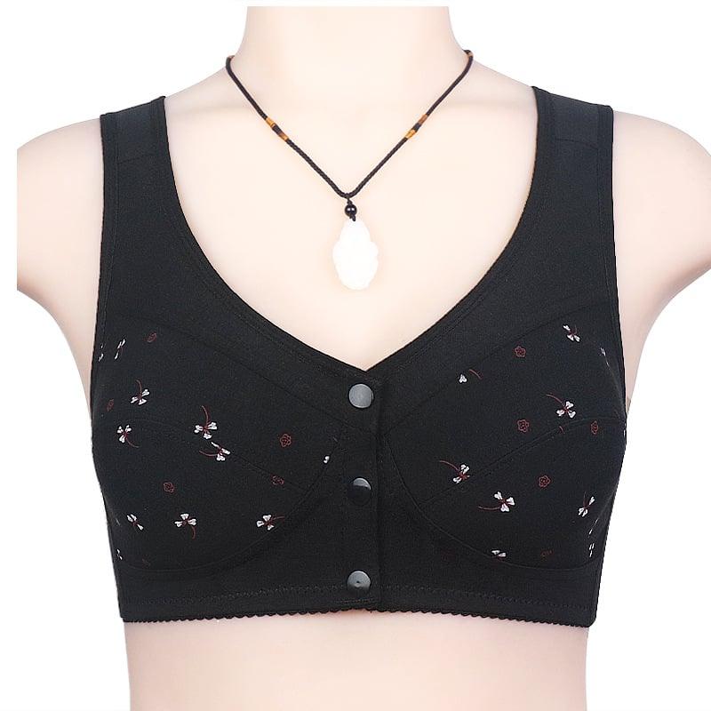 🔥Buy 1 get 2 free🔥Design for Senior Front Closure Cotton Bra