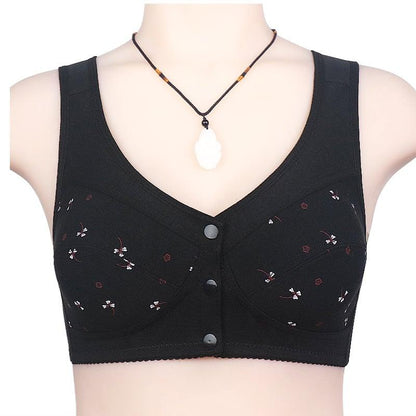 🔥Buy 1 get 2 free🔥Design for Senior Front Closure Cotton Bra