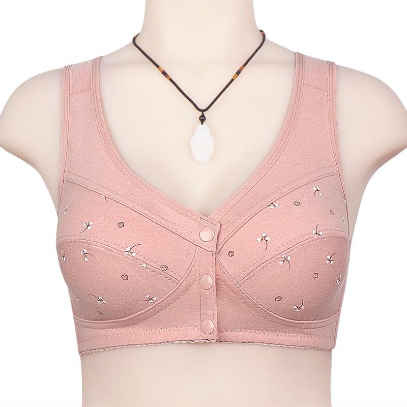 🔥Buy 1 get 2 free🔥Design for Senior Front Closure Cotton Bra