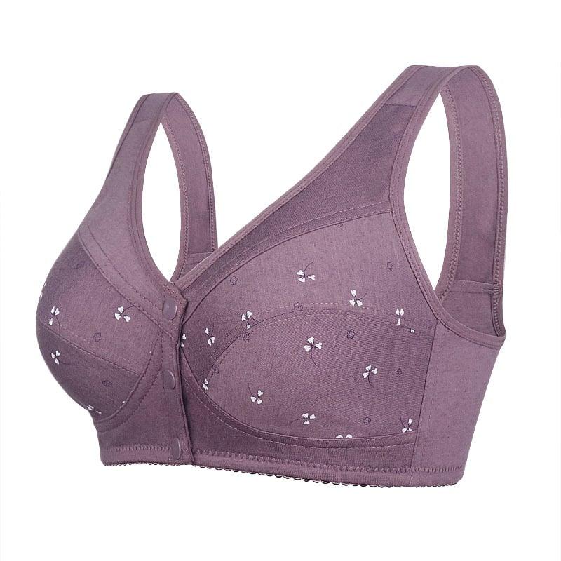 🔥Buy 1 get 2 free🔥Design for Senior Front Closure Cotton Bra