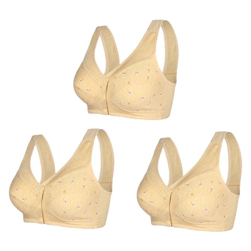🔥Buy 1 get 2 free🔥Design for Senior Front Closure Cotton Bra