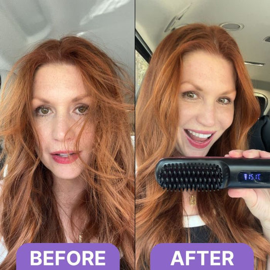 Wireless Ceramic Heating Hair Straightening Comb