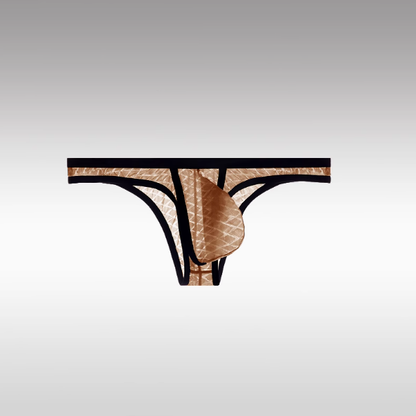 Men's Sexy Low-Rise Comfort Bikini Ice Silk Mesh Transparent Ultra-Thin Briefs