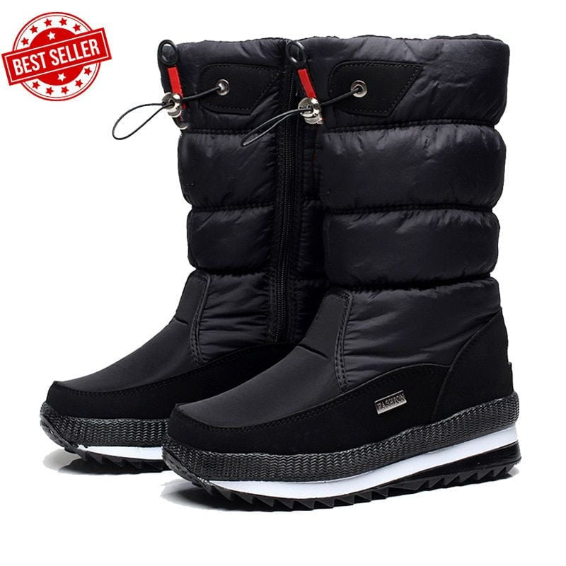 Women's Premium Waterproof, Non-slip Faux Fur Snow Boots