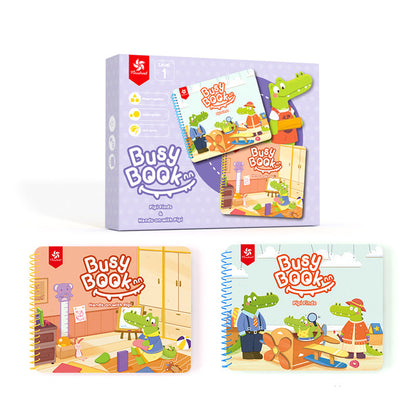 🎁[Best Gift For Kid]🔥Early Childhood Education Enlightenment Quiet Paste Book