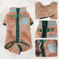 Winter Cozy Dog Coat with D-rings