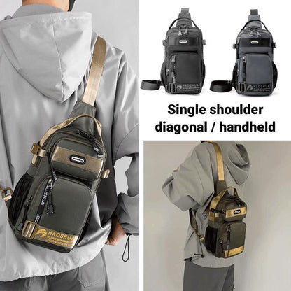 🎒✨Adjustable Oxford Cloth Chest Bag – Lightweight, durable & versatile. Perfect for hands‑free daily carry. Stylish & practical! 🌟