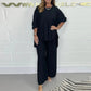 💝Women's Long Sleeve High Waisted Wide Leg Pants Suit