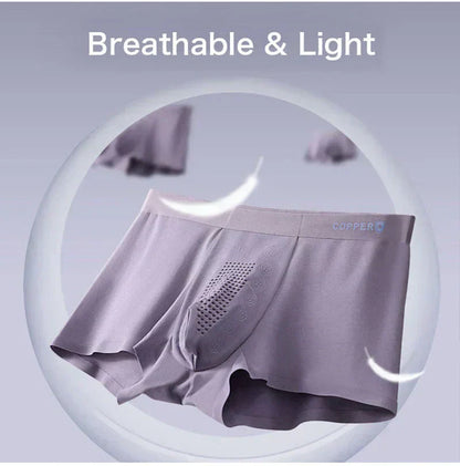 ✨HOT SALE✨Men' s Modal Negative Ion Bacteria Resistant Underpants -4pcs